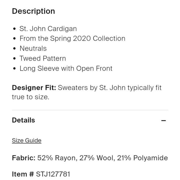 St John Tweed Jacket absolutely STUNNING New with tags - Picture 10 of 11